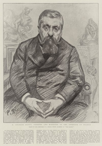 M Charles Dupuy, premiér a ministr vnitra Francie od Charles Paul Renouard